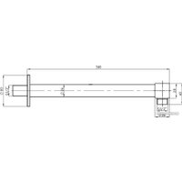 Держатель верхнего душа RGW SP-121