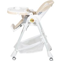 Высокий стульчик ForKiddy Podium Toys 0+ (кремовый, дуга зоопарк)