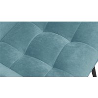 Стул Трия Шато конус Т2 (черный муар/велюр бирюзовый)