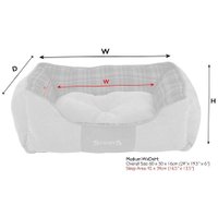 Лежак Scruffs Highland 822543 (серый)