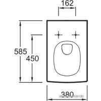 Унитаз подвесной Jacob Delafon Stillness E1303