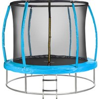 Батут Sundays Favorite Premium 8FT (голубой, с сеткой, с лестницей)