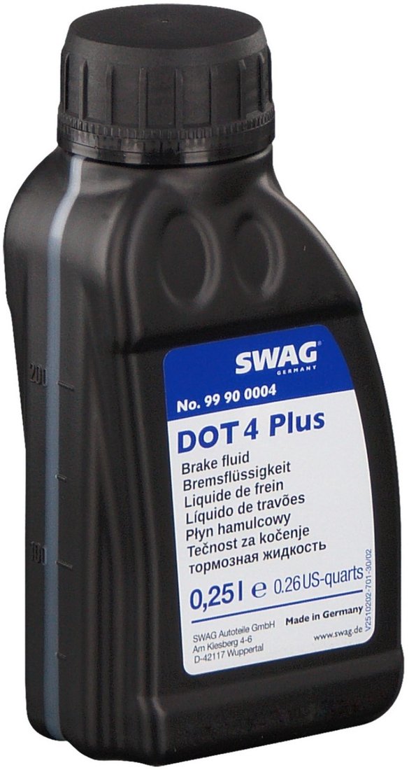 

Тормозная жидкость SWAG Dot 4 Plus 0.25 л