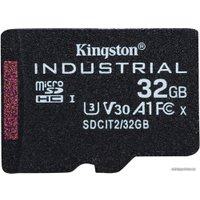 Карта памяти Kingston Industrial microSDHC SDCIT2/32GBSP 32GB