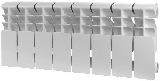 

Алюминиевый радиатор Rommer Plus 200 (10 секций, с монтажным комплектом и кранами)