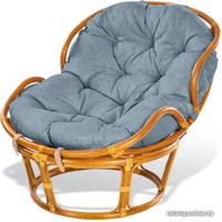 Кресло Мир Ротанга Papasan mini 23/03 (коньяк/речная)
