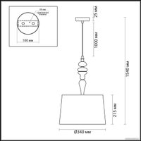 Подвесная люстра Odeon Light Homi 5040/1