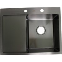 Кухонная мойка Wisent WS-36550B-R/GER013 (с сифоном, дозатором и коландером)