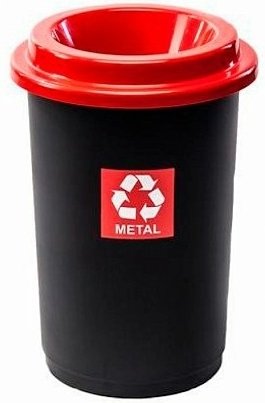 

Мусорное ведро Plafor Eco Bin 50 л (черный/красный)