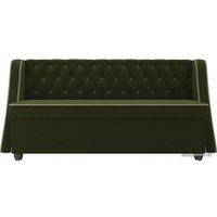 Диван Лига диванов Лофт 104554 (микровельвет, зеленый)