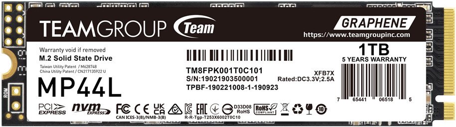 

SSD Team MP44L 1TB TM8FPK001T0C101