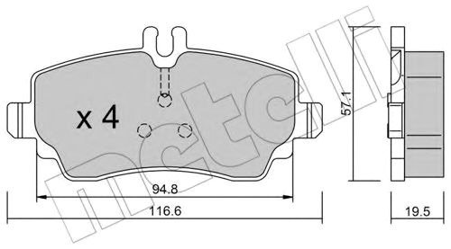 

Metelli 2203101