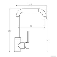 Смеситель ZorG ZRN 980104 (нержавеющая сталь)
