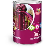 Грунт-эмаль Olecolor 3 в 1 по ржавчине RAL 7004 0.9 кг (светло-серый)