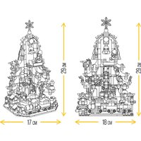 Конструктор Unicon Новогодняя елочка 10440223 (850эл)