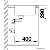 Кухонная мойка Blanco Andano 700-IF/A 525246 (с клапаном-автоматом, сатин)