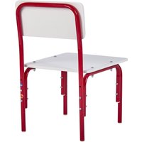 Детский стул Фея Мой малыш 0002742.28 (белый/красный)