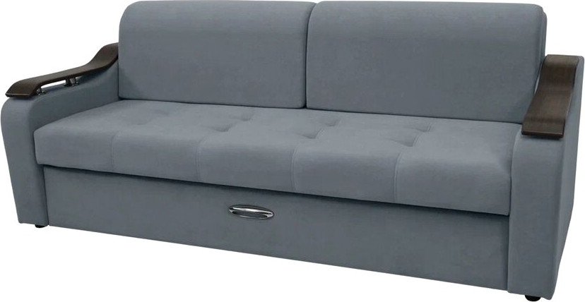 

Диван Сириус Лидер-4 НПБ 225x110 (Eva 32 велюр серый)