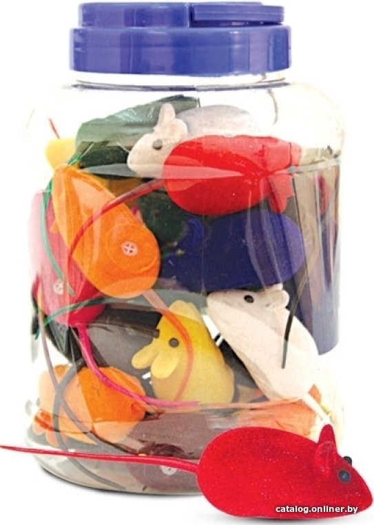 Игрушка для кошек Triol Мышь 3850 6,5 см 45 штук