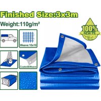 Тент Dyllu DTTQ1833 3x3 м 110 г/м2 (синий)