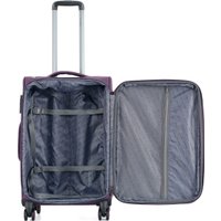 Чемодан-спиннер 4 ROADS 6310-M 66 см (темно-пурпурный)