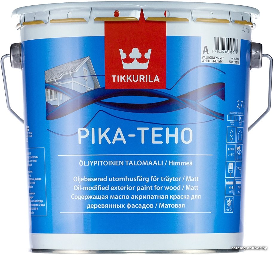 Краска Tikkurila Pika-Teho 9 л (базис A)