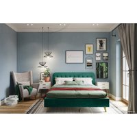 Кровать Divan Динс 140 (Velvet Emerald)