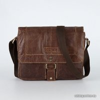Сумка через плечо Poshete 253-1311-1-DBW (коричневый)