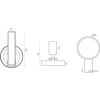 Трековый светильник Donolux Moon DL18791/White 12W