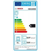 Электрический духовой шкаф Bosch HBA534EB0 в Барановичах