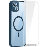 Чехол для телефона Baseus Frame Series Magnetic Case для iPhone 14 Plus (синий)