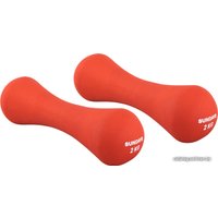 Набор гантелей Sundays Fitness IR92004-D 2x2 кг (красный)