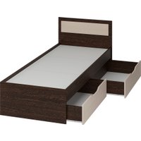 Кровать Тащи в дом Гармония КР607 80х200 (венге/дуб белфорд)