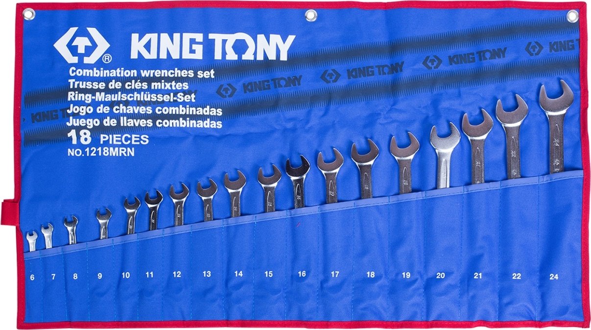 

Набор ключей King Tony 1218MRN (18 предметов)