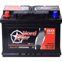 Автомобильный аккумулятор Nordstar 75 A/H 700A L+