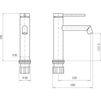 Смеситель Fashun A51133 (сатин)
