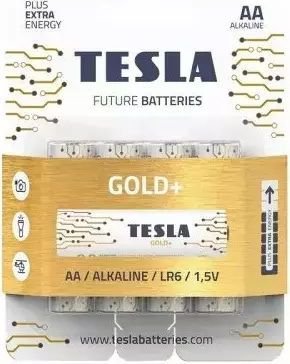 Батарейка Tesla Batteries Gold+ AA LR06 1.5V 1099137206 4 шт