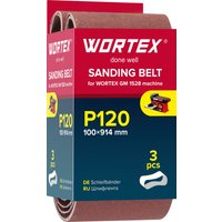 Набор шлифлент Wortex 1325976 (3шт)