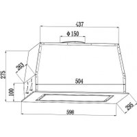 Кухонная вытяжка Grand Belfor GC 60 (черный)