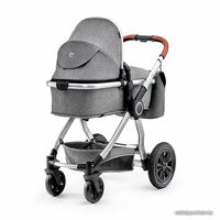Универсальная коляска KinderKraft Veo (3 в 1, серый/серебристый)
