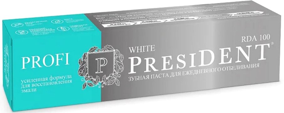 

Зубная паста PresiDent White 50 мл