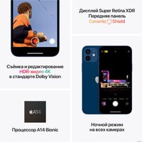 Телефон Apple iPhone 12 mini 64GB Восстановленный by Breezy, грейд C (черный)