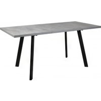 Кухонный стол СоюзРегионПоставка Борг 120х80 (муар черный/цемент)
