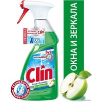Средство для стекла и зеркал Clin Яблоко 500 мл