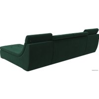 Модульный диван Лига диванов Холидей люкс 105555 (велюр, зеленый)