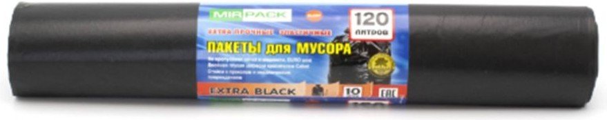 

Пакеты для мусора Mirpack Extra 48 мкм 120 л (10 шт)