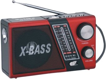 Радиоприемник Waxiba XB-752URT (красный)