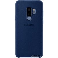 Чехол для телефона Samsung Alcantara Cover для Samsung Galaxy S9 Plus (синий)