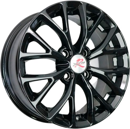 

Литые диски X'trike R015 15x6" 4x100мм DIA 54.1мм ET 46мм BK