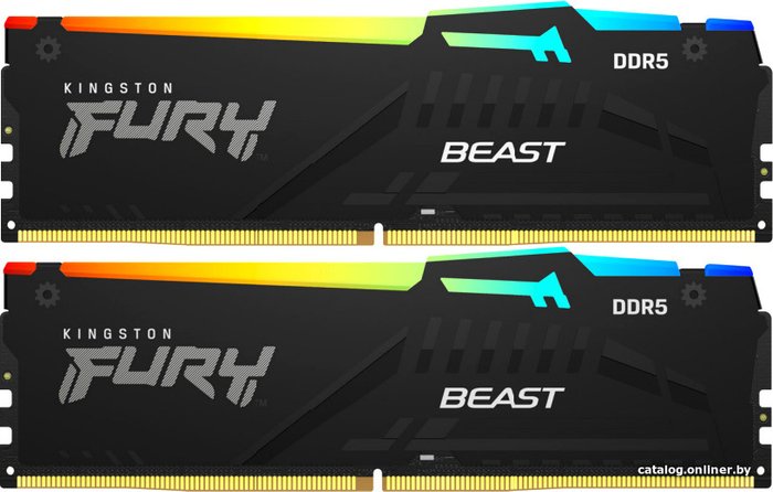 Kingston FURY Beast RGB 2x16ГБ DDR5 5600 МГц KF556C36BBEAK2-32